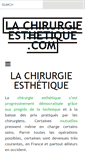 Mobile Screenshot of la-chirurgieesthetique.com
